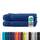 Müskaan® 2er Handtuch Set Royalblau, 100% Baumwolle, 70x140cm, 500g/m² – Öko-Tex, Frottee Handtücher Set Baumwolle, Duschtücher 70x140cm, Handtuchset Blau für Bad, 60°C waschbar, Frotteetücher, Größe: 2 Duschtücher 70x140 cm, Farbe: Royalblau