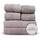casaviva – Handtücher Set 100% Hochwertige Baumwolle 750 g/m², Oeko-Tex Badehandtücher, extra kuschelig und saugfähig - 6-teiliges Handtuchset - Reines Pink, Stil: Sublime 750 Set mit 2 Gesichtsbehandlungen + 2 Gästehandtücher + 2 Badetücher Maxi, Farbe: Puder