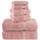 Chakir Turkish Linens 100% Baumwolle Premium Türkische Handtücher für Badezimmer | 2 Badetücher - 2 Handtücher, 2 Waschlappen (6-teiliges Handtuch-Set, Rosa), Größe: 6-Piece Towel Set, Farbe: Pink