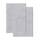 Decomira Badematte rutschfest | Als Badteppich Set kombinierbar | Badezimmer-Teppich Bad-Vorleger waschbar aus Chenille | Duschvorleger für Dusche, Badewannen, WC Deko | Grau - 50x80 cm (2stk), Größe: 50 x 80 cm (2 Stk), Farbe: Grau