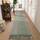 Collive Waschbarer Boho-Teppich für Flur, 0,8 x 3,6 m, Bauernhaus, lange Teppiche für Küche, Baumwolle, handgewebt, Schlafzimmerläufer, olivgrün/cremefarben, niedriger Flor, natürlicher Bodenteppich, Größe: 2.6' x 12' (Rectangular), Farbe: Olivgrün/Creme
