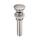 Yodel Faucet YDPOP-3 Waschbeckenablauf mit Überlauf – grosse Kappe, Pop-Up-Ablaufgarnitur für grosse Unterbauspüle mit Standard-Ablauföffnung von 4,5 cm, gebürstetes Nickel, Farbe: Gebürstetes Nickel mit Überlauf.