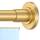 CorkLatta Goldfarbene Duschvorhangstange, 78,9 bis 277,2 cm, 2,5 cm Durchmesser, verstellbare Federspannung, Gardinenstange, kein Bohren, Edelstahl-Teleskopstange, kein Rost, Größe: 31-104, Farbe: gold