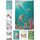 arteneur® - Meeres Schildkröten - Anti-Schimmel Duschvorhang 120x200 - Recycelt mit Öko-Tex Standard 100 - Beschwerter Saum, Blickdicht, Wasserdicht, Waschbar, 8 Haken & E-Book, Größe: H200 x B120 cm (1er Pack), Farbe: Meeres Schildkröten