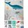 arteneur® - Wasserwelt grau - Anti-Schimmel Duschvorhang 180x200 - Recycelt mit Öko-Tex Standard 100 - Beschwerter Saum, Blickdicht, Wasserdicht, Waschbar, 12 Ringe & E-Book, Größe: H200 x B180 cm (1er Pack), Farbe: Wasserwelt Grau