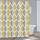 Gelbchu Duschvorhang-Set für Badezimmer, maschinenwaschbar mit 12 Haken, 72 x 72 cm, wasserdichtes Design und Polyester, schnell trocknend, beschwerter Saum, Grau / Gelb, Größe: H182.9 x B182.9 cm (1er Pack), Farbe: Grau Gelb