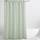 KGORGE Leinen-Duschvorhang, halbtransparent, leicht, Knopfloch, halbsichtbar, schnell trocknend, Duschvorhänge für Badezimmer, Badewanne, Dekoration, graugrün, 183 x 229 cm lang, Haken im Lieferumfang, Größe: 72“W x 90”L (Pack of 1), Farbe: Graugrün