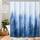 ORTIGIA Blue Misty Forest Duschvorhang für Badezimmer, Naturwald, Duschvorhang-Set mit Haken, dekorativer Kiefernbaum, Nebel, magischer Badvorhang für Zuhause, wasserdichter Stoff, gewichtet, 183 x, Größe: H182.9 x B182.9 cm (1er Pack), Farbe: Blau