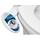 LUXE Bidet NEO 110 - Frischwasser nicht elektrischer Bidet-Aufsatz für WC-Sitz, einstellbarer Wasserdruck, Heckwaschanlage (blau), Farbe: Blau/Weiß