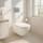 NEG Design Hänge-WC Uno11RK (48,5 cm) randlos & spritzfrei, verdeckte Montage mit Nano-Versiegelung inkl. abnehmbarem Soft-Close WC-Sitz, Größe: Uno11RK (48,5 cm) Standard WC-Sitz, Farbe: Weiß