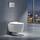 NEG Design Hänge-WC mit 360° Tornado Spülung, randlos, Softclose Sitz, Größe: Uno55T (55 cm) - Slimline WC-Sitz, Farbe: Weiß