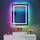Dripex Badspiegel mit Beleuchtung Led Spiegel mit RGB LED Streifen, Farbwechsel, Touch-Schalter, Dimmbar Badezimmerspiegel, Beschlagfrei 60 x 80 cm, Größe: 60L x 80B cm, Set name: Farbwechsel + Dimmbar, Farbe: Rgb