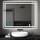 Dripex Badspiegel mit Beleuchtung Led Spiegel mit Touch-Schalter, Dimmbar, 3 Lichtfarbe Einstellbare Badezimmerspiegel mit Beleuchtung, Beschlagfrei 80 x 100 cm, Größe: 100L x 80B cm, Set name: Dimmbar, Farbe: 3 Lichtfarbe