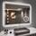 Dripex Badspiegel mit Beleuchtung Led Spiegel mit 3-Fach Schminkspiegel und Steckdose, Dimmbar, 3 Lichtfarbe Einstellbare Badezimmerspiegel mit Beleuchtung, Beschlagfrei 60 x 80 cm, Größe: 60L x 80B cm, Set name: Schminkspiegel + Steckdose + Dimmbar, Farbe: 3 Lichtfarbe