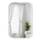 Umbra Hub Wandspiegel – Rechteckiger Spiegel für Diele, Badezimmer, Wohnzimmer und Mehr, Weiss, 61x91 cm, Stil: Rechteckig, Größe: 61L x 91.4B cm, Farbe: Weiß
