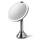 simplehuman, 20cm, Sensorspiegel, 5-fache Vergrösserung, gebürsteter Stahl, 5 Jahre Garantie, Größe: 23.1L x 11.9B cm, Farbe: Gebürsteter Edelstahl