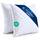 Amazinggirl Kopfkissen 80x80 cm - Kissen Allergiker Schlafkissen Polster Pillow Made in EU und Pillows for Sleeping 80 x 80 Bett Kissens für Schlafen Oeko-Tex Weiss - 2 Stück, Größe: 80 x 80 cm, Farbe: Weiß - 2 Stück