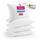 Adam Home Gesteppt Kissen 4er-Pack (40x80cm) kopfkissen in Hotelqualität, Seitenschläfer-Pillows for Sleeping, schnell zurückfedernde, staubdichte, hochwertig gefüllte Pillow, Größe: 40x80cm-4 Pack, Farbe: White