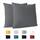 Dreamzie Kissenbezug 60 x 60 cm (Set mit 2) - 100% Jersey Baumwolle 150 g/qm Kissenbezüge -Anthrazit - Für Kissen 60 x 60 cm - Kissenhülle - Kissenbezug - Resistent und Hypoallergen, Größe: 60 x 60 cm, Farbe: Anthrazit
