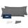 Kissenbezug 40x150 Anthrazit 2er Set Mikrofaser Oeko-TEX Zertifiziert Dreamzie - Kopfkissenbezug 40x150 Weich, Größe: 40 x 150 cm, Farbe: Anthrazit