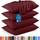 Utopia Bedding Queen-Kissenbezüge – 4er-Pack – Hotelverschluss – weicher, gebürsteter Mikrofaserstoff – schrumpf- und farbecht, Kissenbezüge, Queen-Size, 20 X 30 Inches (Burgunderrot), Größe: Queen - Pack of 4, Farbe: Burgund