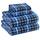 Ruvanti 4-teiliges Flanell-Bettwäsche-Set aus 100 % Baumwolle mit tiefen Taschen, warm, superweich, atmungsaktiv, Spannbetttuch und 2 Kissenbezügen (California King Size, Blue Plaid), Größe: California King, Farbe: Blau Kariert