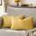 GIGIZAZA Dekorativer Kissenbezug aus Samt, für Sofa, Bett, 2 Stück, Gelb, Größe: 20" x 12" (Pack of 2), Farbe: Gelb