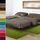 Shaggy-Bettumrandung Sphinx - 3-teiliges Läufer-Set für das Schlafzimmer - Hochflor Bettvorleger in vielen Farben (B: 67 cm | L: 1 x 240 cm + 2 x 140 cm, Grün), Größe: B: 67 cm | L: 1 x 240 cm + 2 x 140 cm, Farbe: Creme