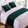 Bettläufer, Einzelbett, weicher Samt, Dekoration, Bettbezug, grün, luxuriöse Tagesdecke, Bettläufer, für Fuss des Bettes, Bett, Bett, Handtuch für Hotel, Schlafzimmer, Hochzeitszimmer, 180 x 50 cm, Größe: 50*180cm for 1.2m Bed, Farbe: Dunkelgrün