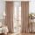 StangH Samtvorhänge, 335,3 cm lang, hohe Deckenvorhänge, wärmeisoliert, für Wohnzimmer, Esszimmer, Büro, B 132 x L 132 cm, 2 Paneele, Größe: H233.7 x B132.1 cm (2er Pack), Farbe: Beige-serie: Blush Beige