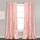Lush Decor Belle Fenstervorhang für Wohnzimmer, Esszimmer, Schlafzimmer (Einzelvorhang), 213,4 x 137,2 cm, Blush, Größe: H213.4 x B137.2 cm (1er Pack), Farbe: Blush