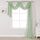DONREN Salbeigrüner, durchsichtiger Fensterschal – luxuriöser weicher, halbtransparenter Schal für Fenster, Hochzeit, Bogen (1 Panel, 132,2 x 54,6 cm), Größe: H548.6 x B132.1 cm (1er Pack), Farbe: Salbei
