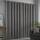 Fusion Strata Vorhänge mit Ösen, gefüttert, 100% Polyester, 168 x 137 cm, silberfarben, Größe: H168 x B137 cm (1er Pack), Farbe: Silber