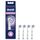 Oral-B Sensitive Clean b眉rstenk枚pfe f眉r elektrische Zahnb眉rste, Packung mit 4 St眉ck., Größe: 1 stück (4er Pack), Farbe: White