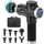 Massagepistole, Massage Gun Massagegerät, Muskel Massage pistole mit 30 Geschwindigkeiten bis zu 4800U/min und 8 Massageköpfen, Elektrische Handmassagegeräte, Farbe: Schwarz Silver