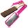 NYK1 Pink MEGAFILE Fussfeile Pediküre Reibe DIE ORIGINAL plus NYK1 GEBOGEN SMOOTHIE Foot Grind Limited Edition Combo Super Sharp Extra grosse Micro Blades Hornhautreibe - entfernen Raue Haut in Sekunden, Farbe: Pink Megafile With Nyk1 Smoothie