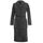 Brandsseller Damen & Herren Bademantel Coral Fleece Unisex leichter Morgenmantel Superweich, Größe: L, Farbe: dunkelgrau