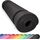 diMio Komfort-Gymnastikmatte Yogamatte in 185x60x1cm, 185x60x1.5cm, 185x90x1.5cm, 200x100x2 mit Tragegurt Phtalatfrei + SGS-geprüft, Größe: 185 x 60 x 1.5 cm, Farbe: Schwarz.