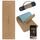 ALPIDEX Kork Yogamatte 183 x 61 x 0.6 cm E-Book Fitness Pilates Matte Schadstofffrei Rutschfest Tragetasche Hilfslinien Natürlicher Kork Yoga Mat, Farbe: Mint