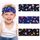 BETESSIN 3 Stück Haarband Jungs Weltall Kinder Stirnband Jungen Sport Haarbänder Elastisches Kopfband Astronaut Breite Sportstirnband Headband für Schule Sport Freizeit in 3 Stilen, Farbe: 3pcs Weltall