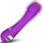 Silikon Klassische Vibrator Vibration für Frauen Sexspielzeug Vibratoren für sie Klitoris Leise, Sex Toys Realistische Dildo Analvibrator für Paare mit 10 Modi G-Punkt Vibrators (Traubenviolett), Farbe: Traubenviolett