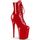 Pleaser Damen Flamingo-1020Stiefel, Größe: 39 EU, Farbe: Rot Patent Rot