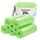 biomüllbeutel kompostierbare müllbeutel-100pcs bio müllbeutel-20L : Aievrgad 20L Müllbeutel 100% recycelt, dick, biologisch abbaubar, kompostierbar, für Lebensmittel/Haushalt/Garten - grün, Farbe: 20l Grün