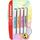 STABILO - Textmarker - swing cool Pastel - 4er Pack - Seidengrau, frische Fuchsie, himmlisches Blau, sanftes Orange - Blister, Stil: 4er Blister, Farbe: seidengrau, frische Fuchsie, himmlisches blau, sanftes Orange