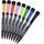Willingood Whiteboard Marker, Magnetisch Whiteboard Schwamm mit Stifte, 2 in 1 Kreidemarker mit 8 Farben, Trocken Abwischbar, Rundspitze 1-2mm, Perfekt für Zuhause Schule Büro, Größe: 1 stück (8er Pack), Farbe: Mehrfarbig-8