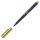FABER-CASTELL 160750 - Metallics Marker mit Faserspitze, 1,5 mm Strichstärke, für viele Oberflächen geeignet, mit Metalliceffekt Heart of Gold, Stil: Metallic, Größe: 1 Stück (1er Pack), Farbe: Heart of Gold