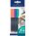 Faber-Castell 160704 - Creative Marker Set, 4 Permanent Marker, Stifte Set für Papier, Glas, Kunststoff uvm., Stil: Creative, Größe: 1 Stück (4er Pack), Farbe: Bunt