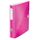 Leitz Qualitäts-Ordner 180° Active WOW, A4, Schmal, Abgerundeter Rücken, 6,5 cm breit, Gummibandverschluss, Leichtes Polyfoam, Plastik-Ordner, WOW Serie, Pink, 11070023, Stil: Schmal, Größe: 1 Stück, Farbe: Pink