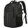 Extra Gross Rucksack Herren 55L,18.4 Zoll Laptop für Schule Arbeit mit USB Ladeanschluss Wasserdicht Business Reisen Notebook Tasche Schulrucksack für Männer Frauen Jungen Teenager Schwarz, Größe: 18.4 inches, Farbe: Schwarz-1