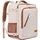 Ryanair Handgepäck 40x30x20 Handgepäck Rucksack Flugzeug Damen Rucksack 40x30x20 für Eurowings Klein 24L Reiserucksack für Frauen Handgepäck Tasche Laptop Rucksack 14 Zoll mit USB Ladeanschluss, Größe: 40 x 30 x 20cm-24L, Farbe: Beige-braun